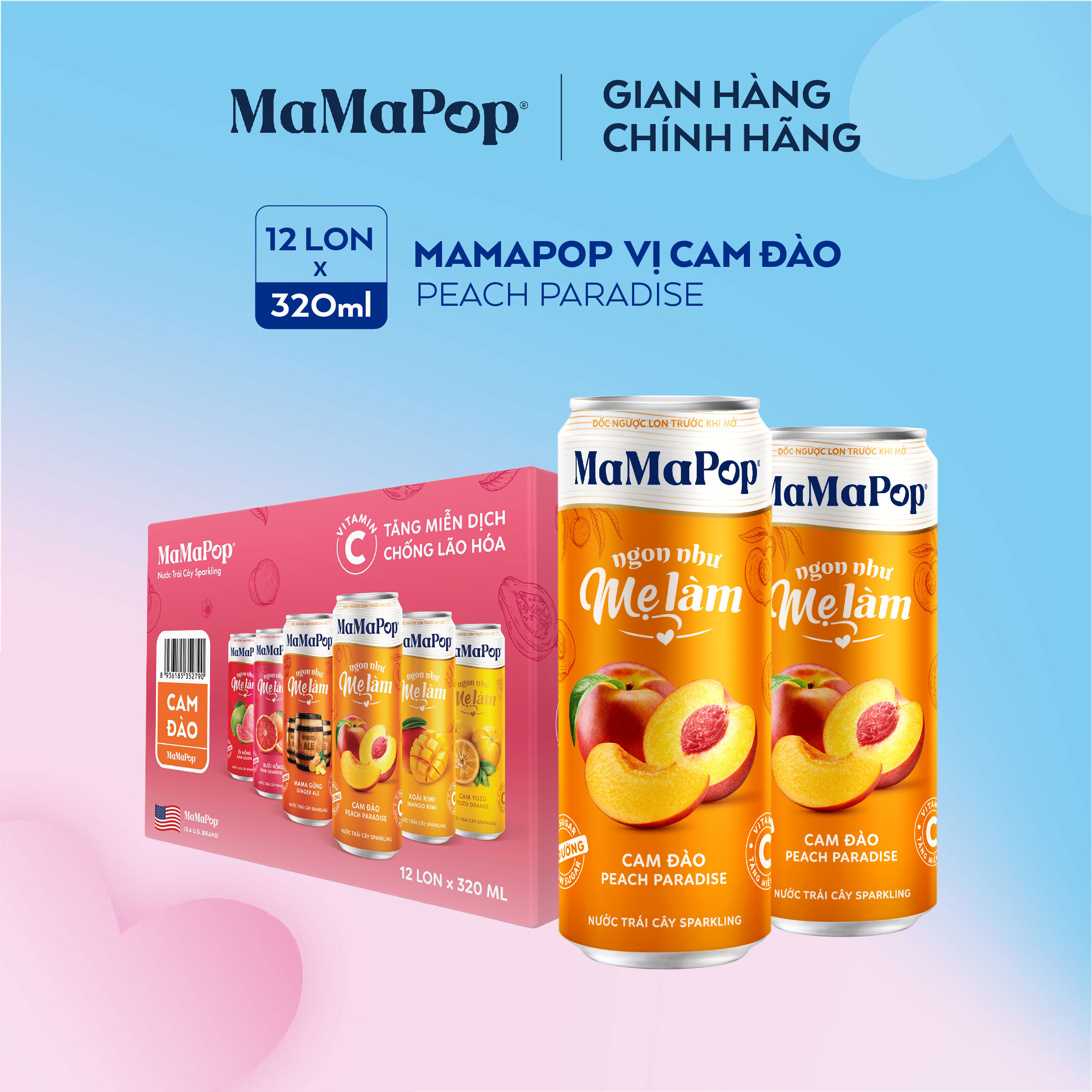 Mamapop cam đào