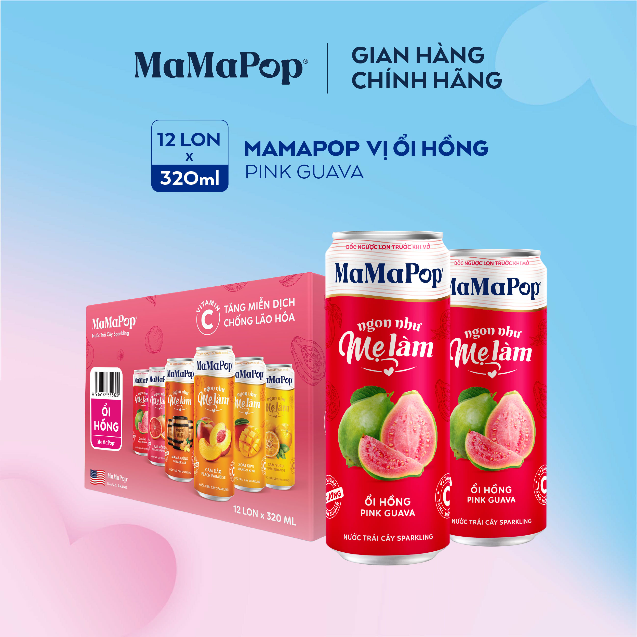 Mamapop ổi hồng